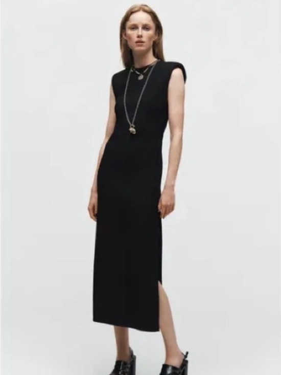 Zara Dresses & Skirts - Zara Shoulder Pad Dress